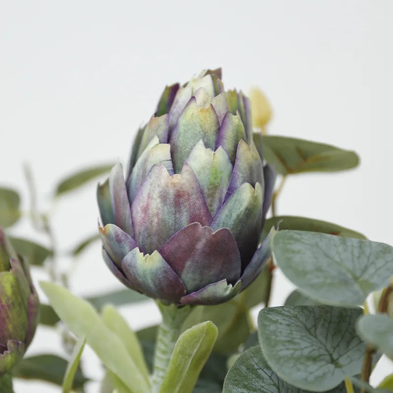 56CM Artichoke Fruit Artificial Plant Home Interior Living Room Entrance Decorative Flower Arrangement Decorative Flower