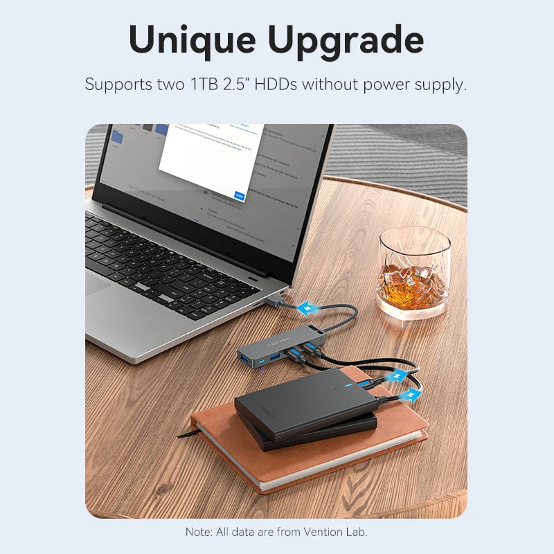 Vention USB Hub High Speed 4 Ports Multi USB 3.0 to USB 3.0 Hub Splitter Adapter for MacBook Pro iPad Pro Xiaomi Lenovo USB Hub