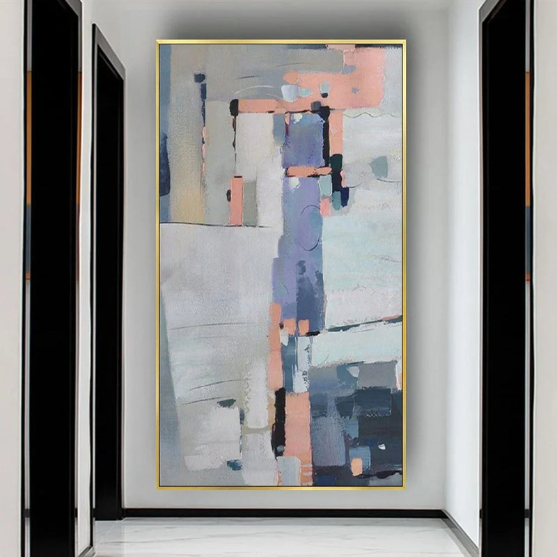 Handmade Abstract Graffiti Oil Painting on Canvas  Modern Nordic Wall Art for Living Room Bedroom  Home Decor Wall Decor Posters