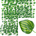 4.4/11M Artificial Plant Green Ivy Leaf Garland Fake Plant Creeper Hanging Vine Outdoor DIY Garden Wall Wedding Party Home Decor