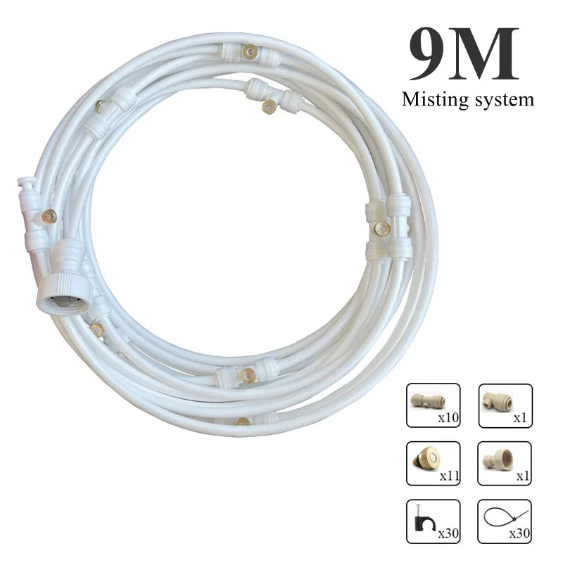 Cooling water spray system Garden spray Greenhouse outdoor dedusting and humidification system spray