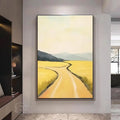 Large Canvas Black Beige Abstract Hand Painted Painting Minimalist Textured Wall Art Handmade Canvas Painting Living Room Decor