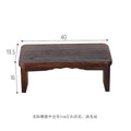 Meditation Solid Wood Stool Foldable Wood Yoga Bench Kneeling Stool Yakisugi Floor Seat Burnt Paulownia Home Correction Chair