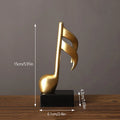 Simple Resin Musical Notes Model Ornaments Living Room Wine Cooler TV Cabinet Desktop Decorative Crafts