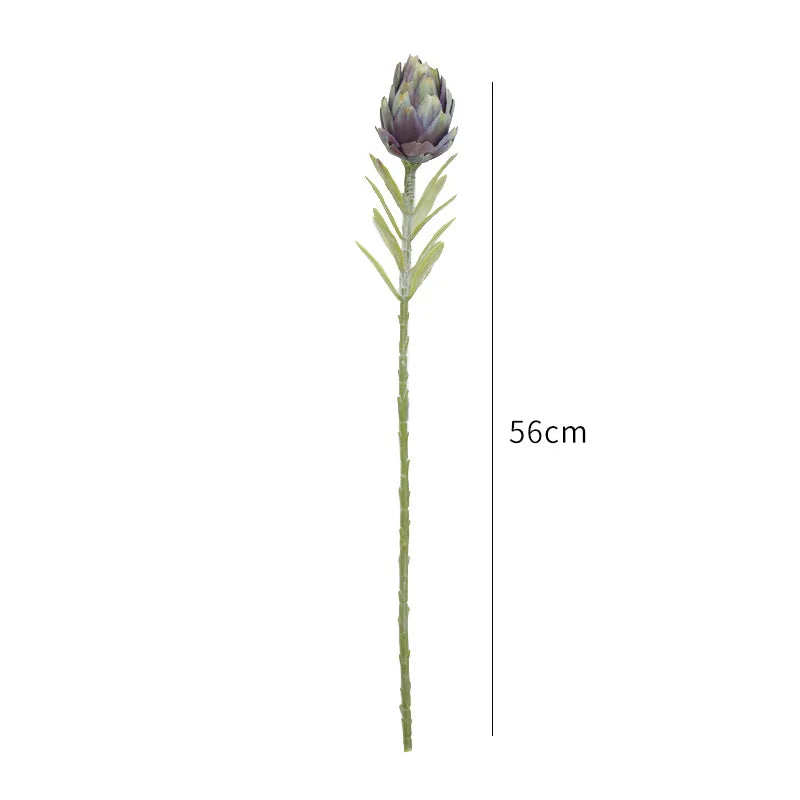 56CM Artichoke Fruit Artificial Plant Home Interior Living Room Entrance Decorative Flower Arrangement Decorative Flower
