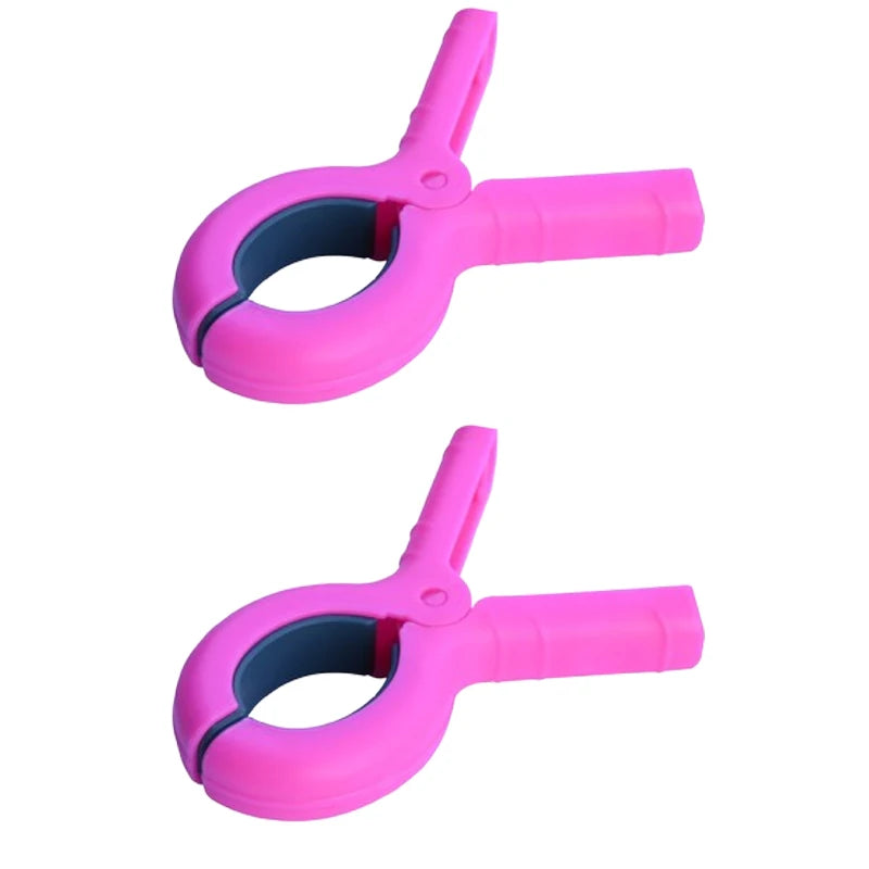 2/4pcs Plastic Clothes Pins with Strong Anti-Rust Springs Heavy Duty Beach Towel Clips Laundry Clothespins to Keep Your Towel