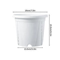 Plastic Green Plant Flower Pot Thickened Resin Gallon Pot Balcony Planting Flower Pot Root Control Breathable Seedling Planters