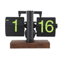 Digital  Clock Battery Powered Rotary Knob Adjust Single Sided Retro Mechanical  Clock 12h for Living Room