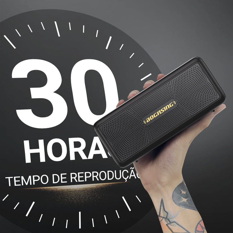 BOGASING M5 Bluetooth Speaker 40W Bluetooth 5.3 Wireless Speakers With 360 degree Surround Sound, IPX7 Waterproof, 30H Playtime