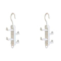 2-10PCS Storage Wardrobe Storage Multifunctional Clothes Hanger No Trace Hanging Bag Rack Hat Door Rotatable No Punching Hook
