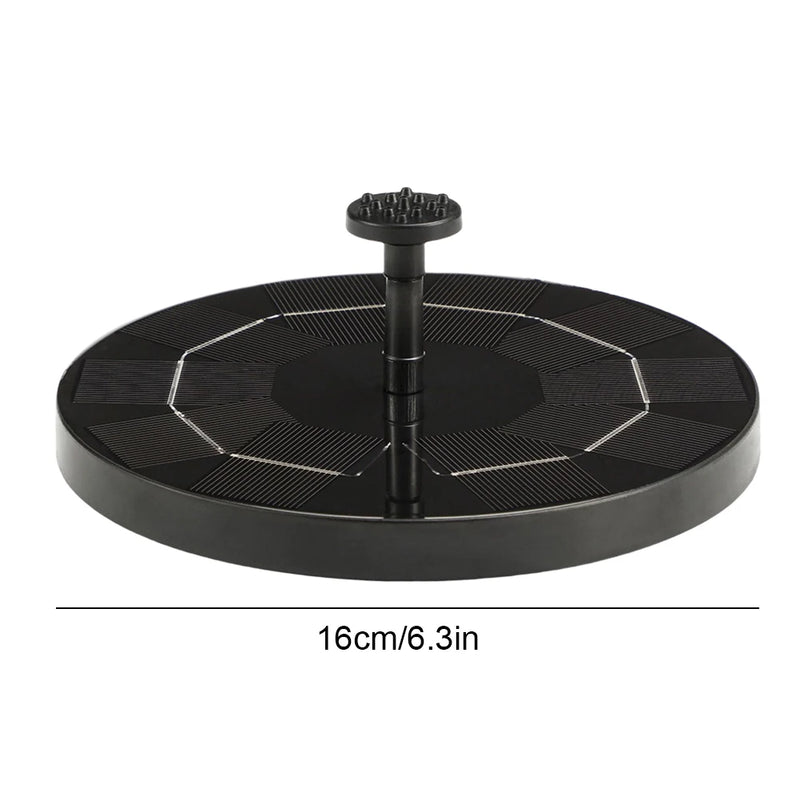 Solar Fountain Floating Water Fountain Pump Free-Standing Floating Style Fountain for Bird Bath