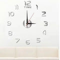 Creative 3D Digit Wall Clock DIY Acrylic Silent Digital Clock Mirror Wall Stickers for Living Room Bedroom Kitchen Decoration