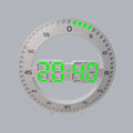 Modern Led Digital Large Wall Clock 3D Luminous Silent Electronic Creativity Jump Second Clock Home Decoration for Living Room