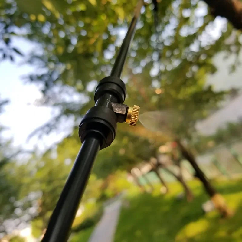 Cooling water spray system Garden spray Greenhouse outdoor dedusting and humidification system spray