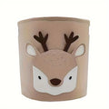 1PC Animal Storage Basket With Handle Toys Clothes Organizer Sundries Folding Storage Box Cabinet Laundry Basket Container