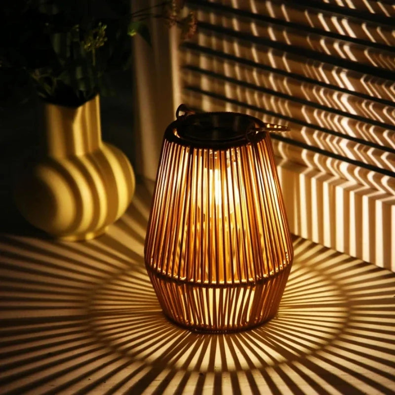 1PCS/2PCS solar lights,outdoor hand woven solar tungsten filament lanterns,suitable for garden,courtyard,villa landscape lights