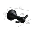 Matte Black Bathroom Accessories Hardware Set Aluminum Alloy Wall Mount Towel Bar Towel Ring Toilet Roll Paper Holder Robe Hook
