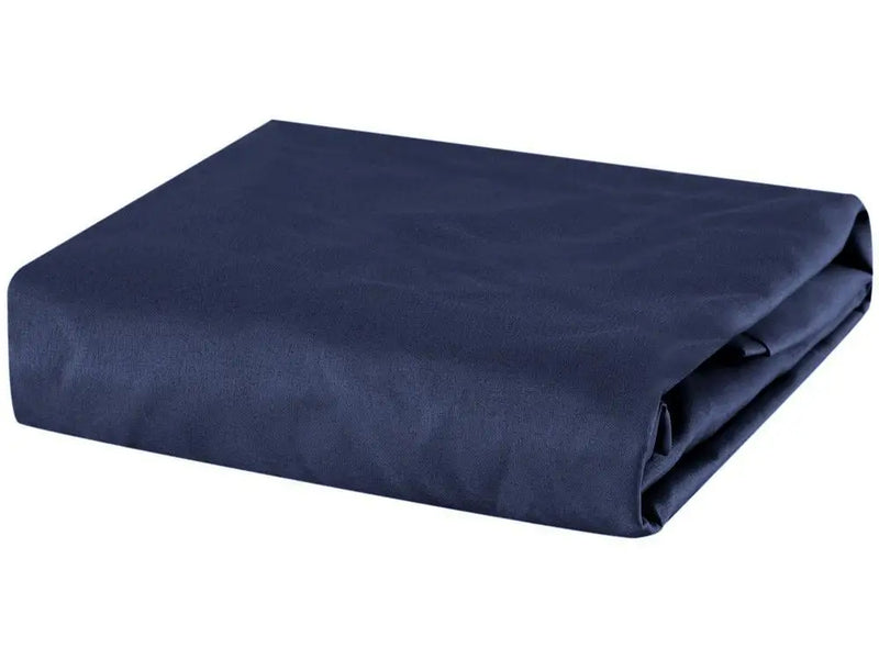 Bed Set Couple 100% Polyester Marcellin Textile Hypercal Navy Blue 3 Pieces