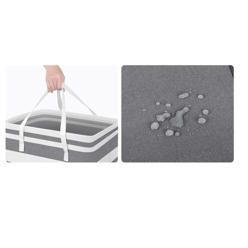 1PC Waterproof Foldable Hamper Portable Hamper Suitable For Bedrooms Laundry Rooms Dormitories