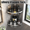 Wall Hanging Corner Rectangular Rack Bathroom Shelf Towel Rack Shelves Wall Shower  Shampoo Rack No Drill Shelf Tripod