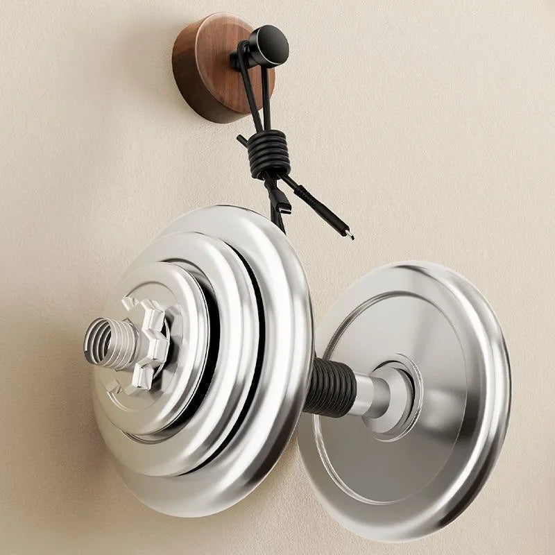 5/3/1Pcs Solid Wood Hooks Wall Mounted Clothes Scarf Hat Coat Hook Simple Room Decor Storage Hanger Towel Rack Home Organizer