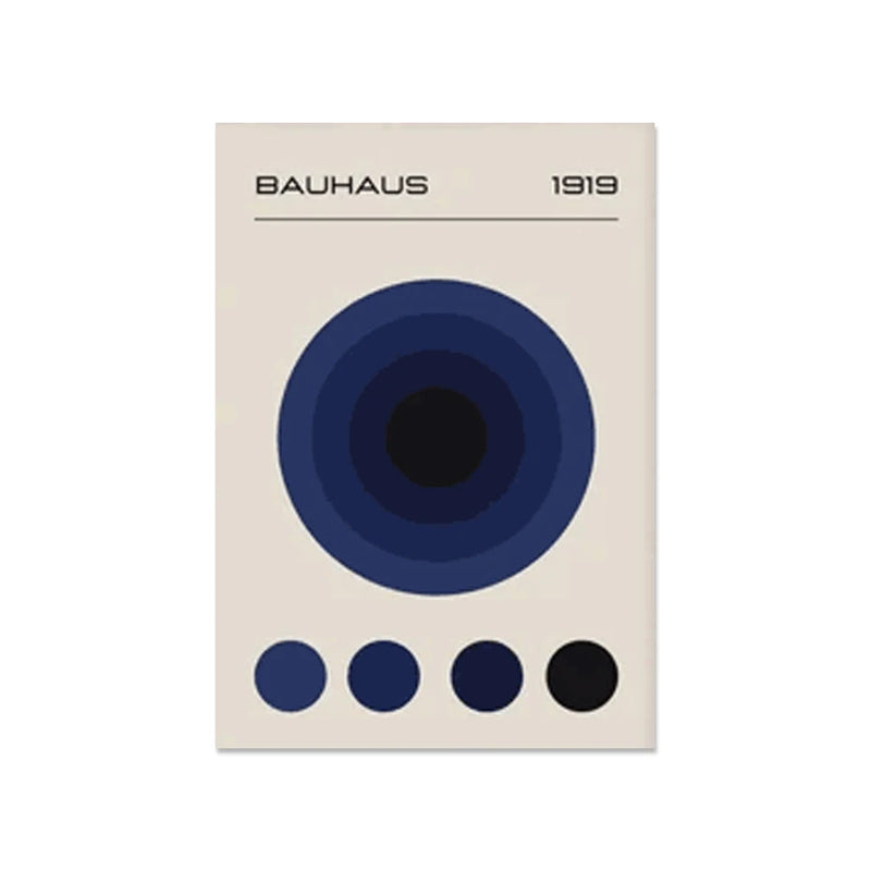 Mid Century Modern Bauhaus Abstract Geometric Posters Wall Art Canvas Painting Prints Pictures Gallery Living Room Interior Home