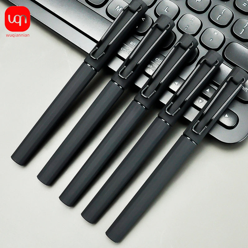 WQN- Luxury Simple Black Neutral Pen 0.7mm High Quality Black Ink Business Signature Pen For School And Stationery Office Use