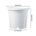 Plastic Green Plant Flower Pot Thickened Resin Gallon Pot Balcony Planting Flower Pot Root Control Breathable Seedling Planters