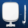 TAILI Shower Fogless Makeup Mirror With Holder Suction Cup Shower Shave Round Acrylic Mirrors Bathroom Mirrors Washroom