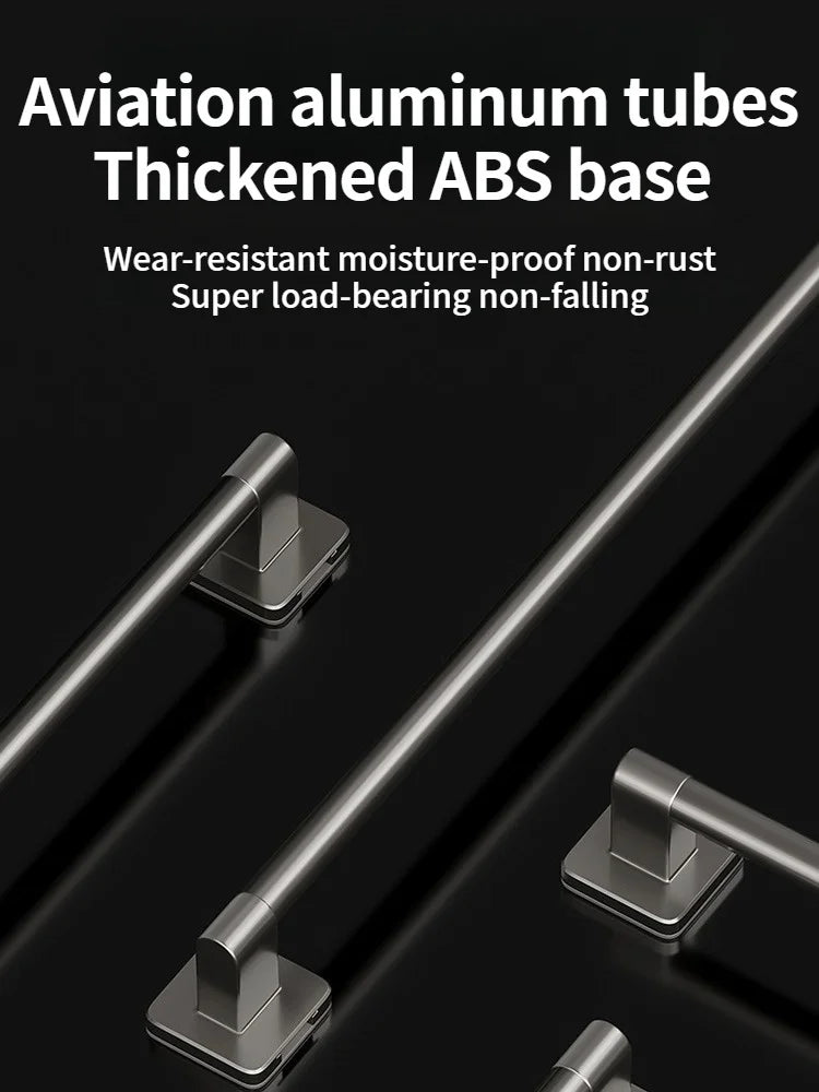 No Need To Drill Walls For Installation Bathroom Towel Bar/Hook/Towel Rack/Kitchen Rag Rack Bathroom Accessories