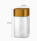 360ml-630ml Empty Plastic Food Jars Kitchen Cookie Sealed Cans Kitchen Storage Organization Food Storage Box Dried Grains Tank