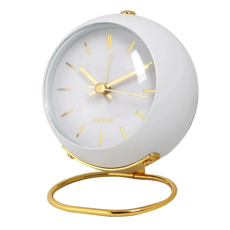 Nordic Creative Electronic Desk Clock, Minimalist Children's Alarm Clock, New Desktop Bedside Student Silent Luminous Pointer