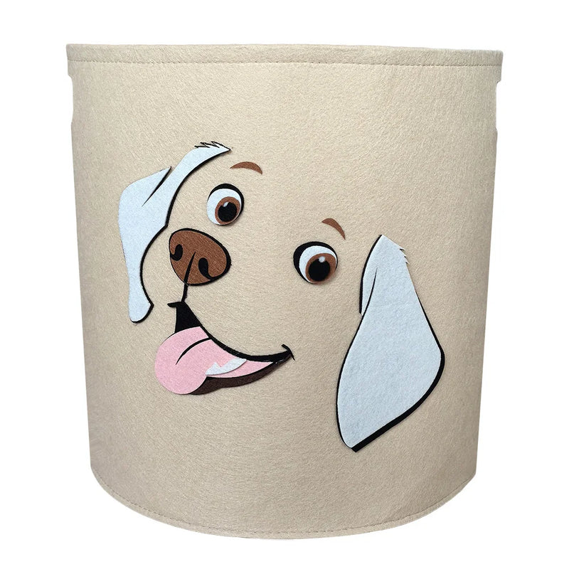 1PC Animal Storage Basket With Handle Toys Clothes Organizer Sundries Folding Storage Box Cabinet Laundry Basket Container