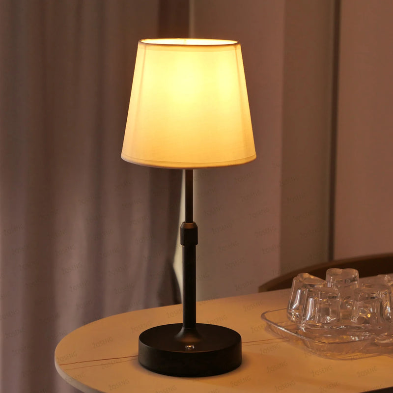 Simple Rechargeable Table Lamp Bar Desk Lamp Dimming Atmosphere Wireless Night Light for Bedroom USB Charging Touch Decor Lamp