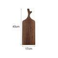 1 pcs Black Walnut Chopping Blocks Kitchen Wood Food Plate Wooden Pizza Sushi Bread Whole Wood Tray Cutting Board No Paint