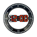 Modern Led Digital Large Wall Clock 3D Luminous Silent Electronic Creativity Jump Second Clock Home Decoration for Living Room