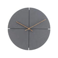 12inch Creative Wooden Wall Clock Silent Clocks Round Nordic Minimalist Wall Decoration Personality Home Watch Home Decor