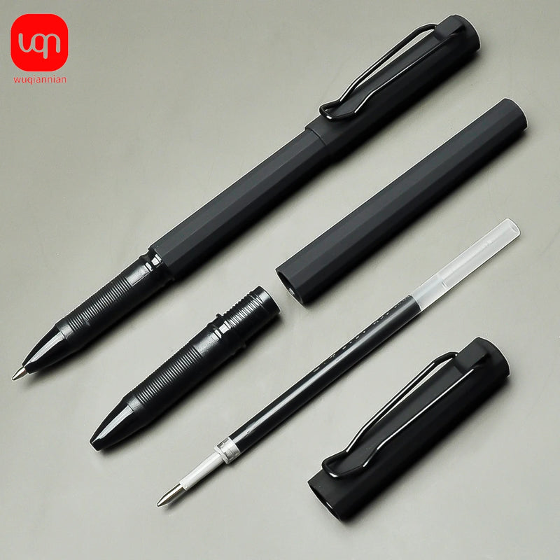 WQN- Luxury Simple Black Neutral Pen 0.7mm High Quality Black Ink Business Signature Pen For School And Stationery Office Use