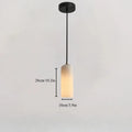 Simple Natural Marble Chandelier Bedroom Bedside Restaurant Table Bar Hotel Pure Copper Alabaster Chandelier Indoor Home Decor
