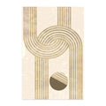 Abstract Geometric Line Mid Century Wall Art Posters Beige Modern Boho Canvas Painting Print Pictures Living Room Home Decor