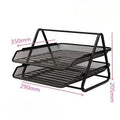Circular Grid Metal Pen Holder, Multifunctional Creative and Simple Storage Box for Student Office Desktops