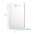 Acrylic Fog Free Mirror Wall Suction Travel Mirror Unbreakable Portable Traveling Shaving Women Makeup Bathroom Accessories