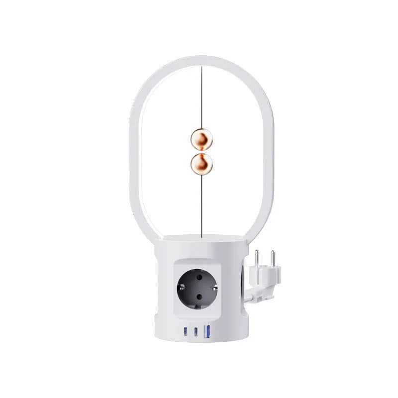 European Standard New Unique Creative Socket With Led Night Lamp Usb Type-C Charging Interface Korean Multifunctional Socket