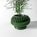 Modern Minimalist 3D Printed Plant Pot – Biodegradable Flower Planter for Home Decor, Eco-Friendly Sustainable Gift (Luxar)