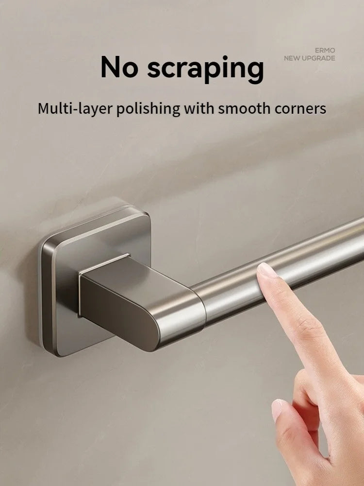 No Need To Drill Walls For Installation Bathroom Towel Bar/Hook/Towel Rack/Kitchen Rag Rack Bathroom Accessories