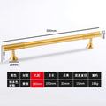 Solid Brass Long Stripe Handle Kitchen Cabinet Door Pulls Closet Drawer Knobs Wardrobe Decor Home Accessories Furniture Handles
