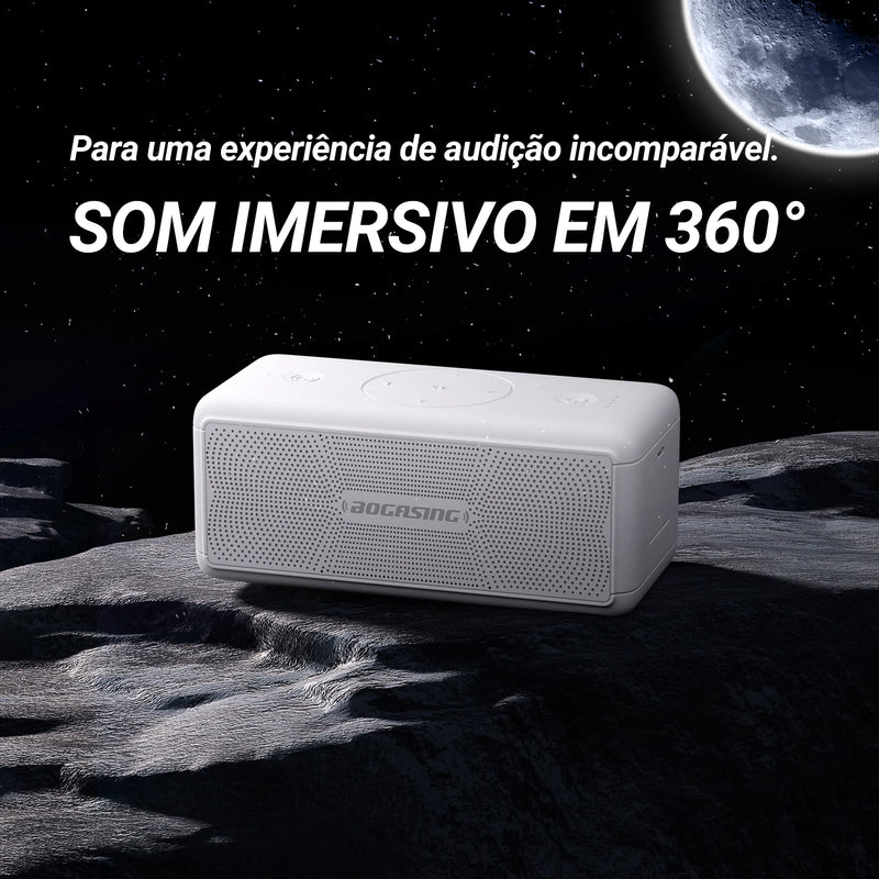 BOGASING M5 Bluetooth Speaker 40W Bluetooth 5.3 Wireless Speakers With 360 degree Surround Sound, IPX7 Waterproof, 30H Playtime