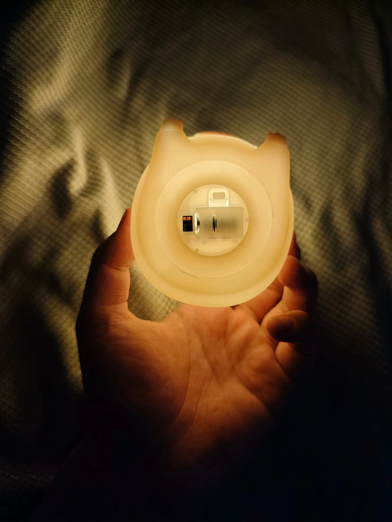 Cute Pet Capybara Night Light Cartoon Silicone Creative Bedside Sleep Night Lamp For Room Decor Birthday gift clearance sale