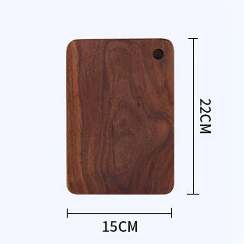 1 pcs Black Walnut Chopping Blocks Kitchen Wood Food Plate Wooden Pizza Sushi Bread Whole Wood Tray Cutting Board No Paint