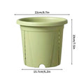 Plastic Green Plant Flower Pot Thickened Resin Gallon Pot Balcony Planting Flower Pot Root Control Breathable Seedling Planters